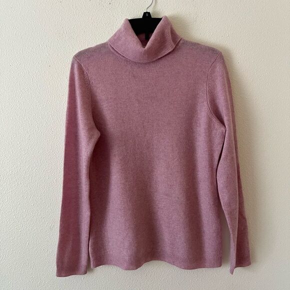 CHARTER CLUB Women's 100% Cashmere Turtleneck Sweater M - Picture 5 of 9